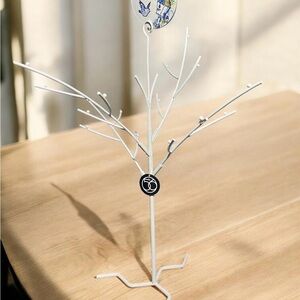 Department 56 White metal Jewelry Holder Display Tree - NWT!